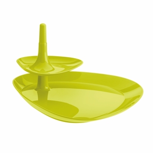 德国原产koziol双层贝壳点心盘水果盘糕点盘