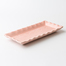 瑞典原产gerbera design陶土手工盘餐盘水果盘 粉红