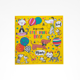 英国原产Rachel Ellen Designs狗狗猫猫儿童画图本涂色本