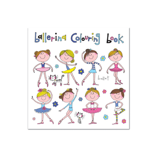 英国原产Rachel Ellen Designs芭蕾舞女演员儿童画图本涂色本