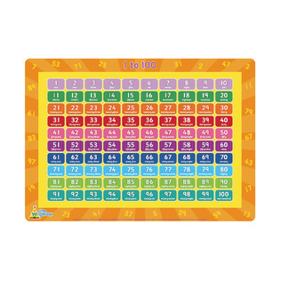 英国原产Little Wigwam数字1-100儿童学习型餐垫小孩餐垫