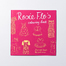 英国原产rosie flo's彩色画图本填色本涂色本 玫红
