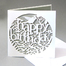 英国原产Chau Art生日快乐 主题贺卡明信片创意贺卡 银灰