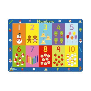 英国原产Little Wigwam 1~10 儿童学习型餐垫