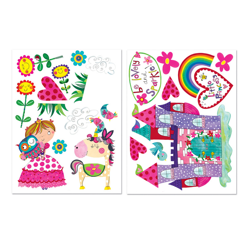 英国原产Rachel Ellen Designs公主主题系列儿童墙贴