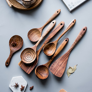 xbodo柚木锅铲汤勺漏勺套装