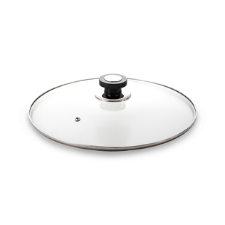 韩国原产MY COOK不锈钢包边隔热玻璃锅盖炒锅煎锅盖28cm