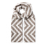 德国原产UPPERCASE美利奴羊毛围巾折纹图案 米色&裸色