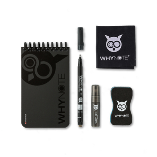 瑞士原产WHYNOTE可擦除可重复使用口袋笔记本矫正笔套装