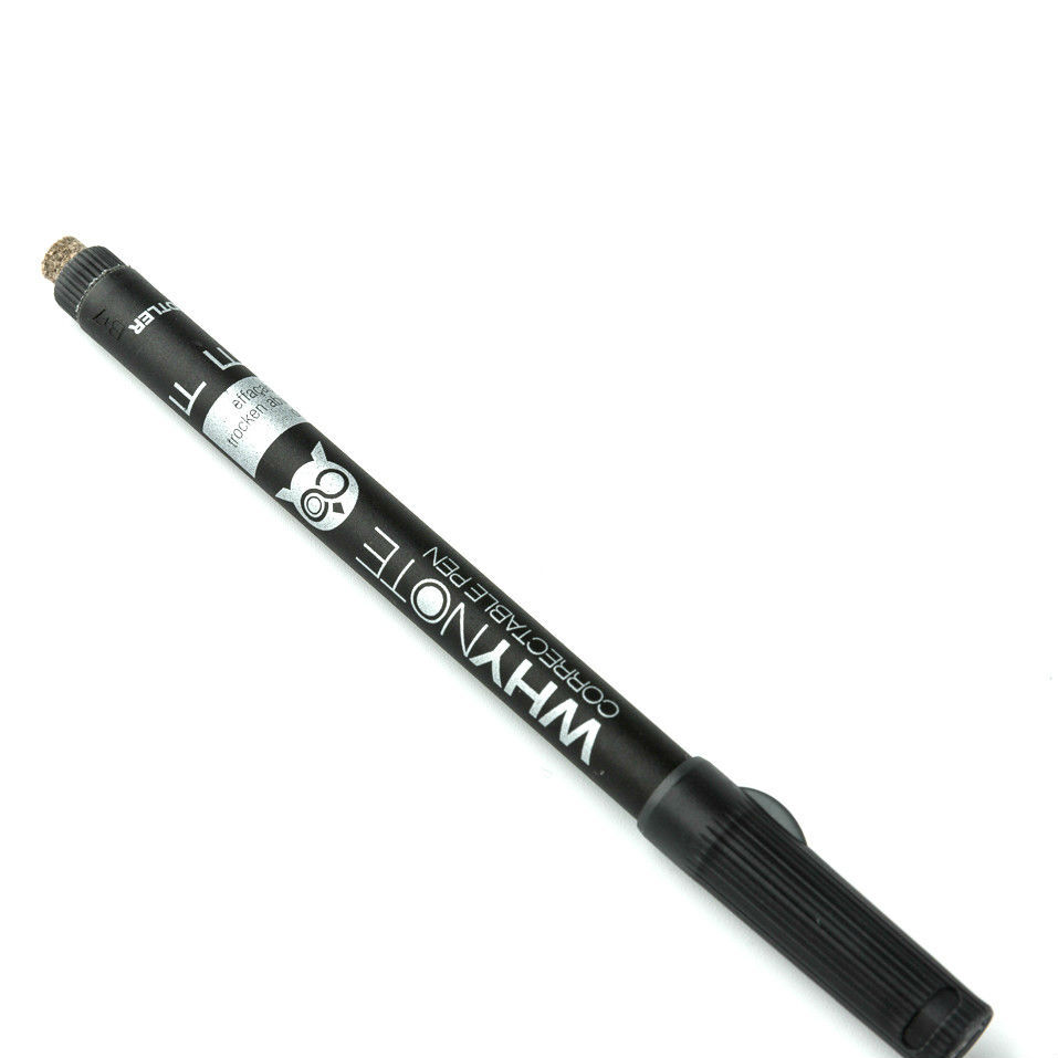 瑞士原产WHYNOTE可校正笔可擦笔创意笔3支装 黑色