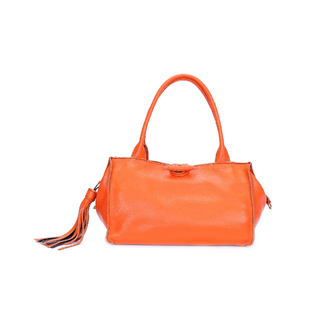 Gover女包 橙色牛皮女士手提袋