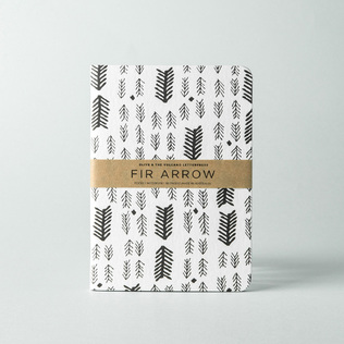 澳大利亚原产O&V凸版印刷笔记本记事本日记本A6(FIR ARROW)