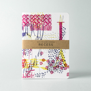 澳大利亚原产O&V凸版印刷笔记本记事本日记本A5(多色)