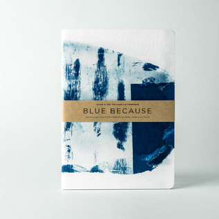 澳大利亚原产O&V凸版印刷笔记本记事本日记本A5(梦幻蓝)