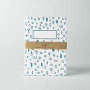 澳大利亚原产O&V凸版印刷笔记本记事本日记本A6(UP图案)