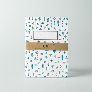 澳大利亚原产O&V凸版印刷笔记本记事本日记本A6(UP图案)