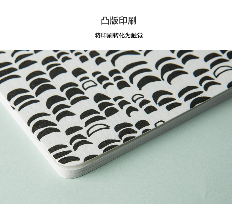 澳大利亚原产O&V凸版印刷笔记本记事本日记本A5(鹰图案) 黑白