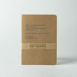 澳大利亚原产O&V凸版印刷笔记本记事本日记本A6(牛皮纸)