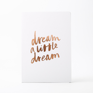 澳大利亚原产mi goals本土设计笔记本白色/玫瑰金