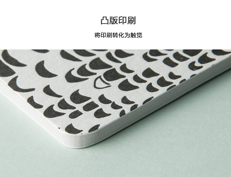 澳大利亚原产O&V凸版印刷笔记本记事本日记本A6(鹰图案) 黑白