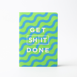 澳大利亚原产mi goals 笔记本 记事本波纹款绿色