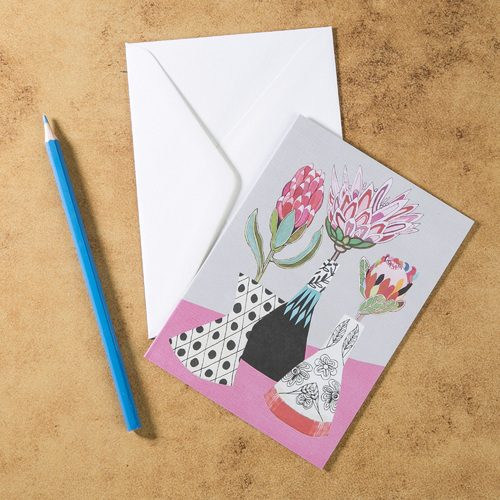 新西兰原产Tikitibu 原生花束 贺卡明信片创意生日贺卡 彩色