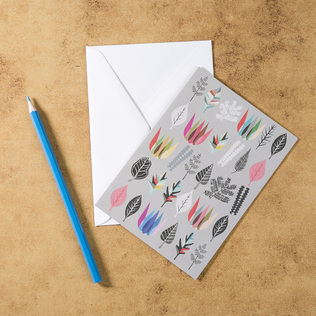 新西兰原产Tikitibu创意贺卡明信片生日贺卡植物园大会