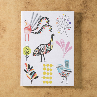 新西兰原产Tikitibu 花园派对 笔记本日记本记事本