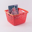 日本原产MAHALO正方形购物篮收纳篮储物筐 红色