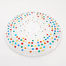 意大利原产ZECCHIN银河系列彩色波点碟子水果盘甜品点心盘 彩色