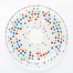 意大利原产ZECCHIN银河系列彩色波点碟子水果盘甜品点心盘 彩色