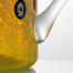 意大利原产ZECCHIN穆拉诺人鱼泪手工彩色玻璃水壶瓶果汁壶 黄色