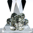 意大利原产Ranoldi高纯度水晶摆件 多色花烛台摆件工艺礼品 透明