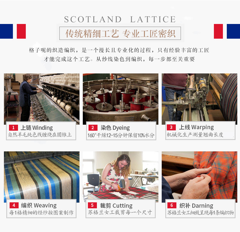 英国原产LOCHCARRON of SCOTLAND苏格兰纯色羊毛围巾180x25cm 红色