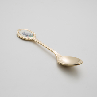 日本elfin少女兔系列餐叉叉子餐勺饭勺咖啡勺