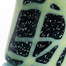 意大利ZECCHIN米罗系列穆拉诺手工彩色玻璃酒水杯360ml 黑色