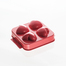 韩国原产doble心形冰格制冰模具DIY自制雪糕模 红色