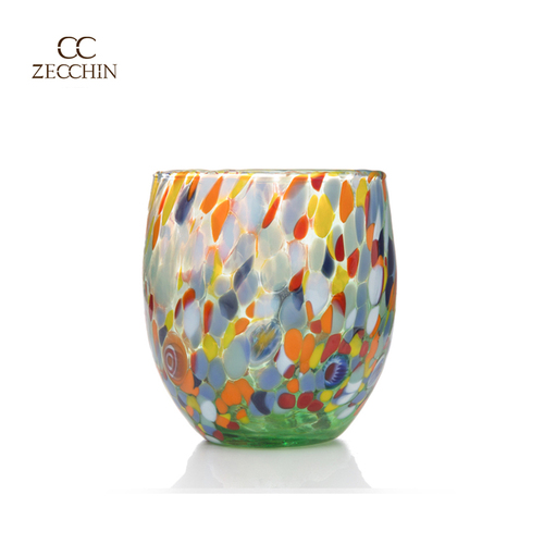 意大利原产Zecchin穆拉诺四季系列玻璃杯水杯酒杯杯子320ml 绿色