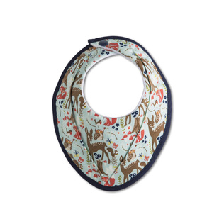 新西兰原产MESSY PUP短毛绒口水巾婴儿围嘴宝宝围兜小鹿图案