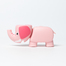 韩国原产Aqua Animal水喷射功能牙刷盖牙刷储存盒大象 粉色