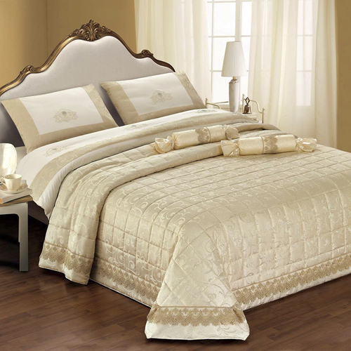 意大利原产DB HOME LINEN棉质床上七件套Amanda被罩200*230cm 米色