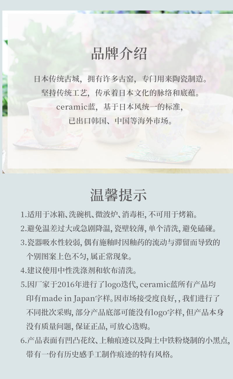 日本原产ceramic 蓝餐盘盘子瓷盘亲密猫系列 蓝猫