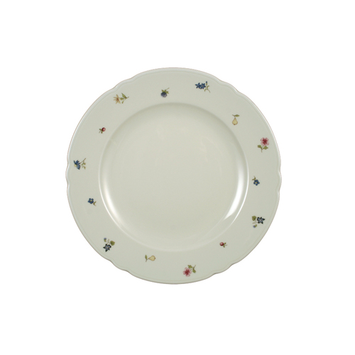 德国原产Seltmann Weiden面包盘瓷盘20cm 白色 彩色小花系列