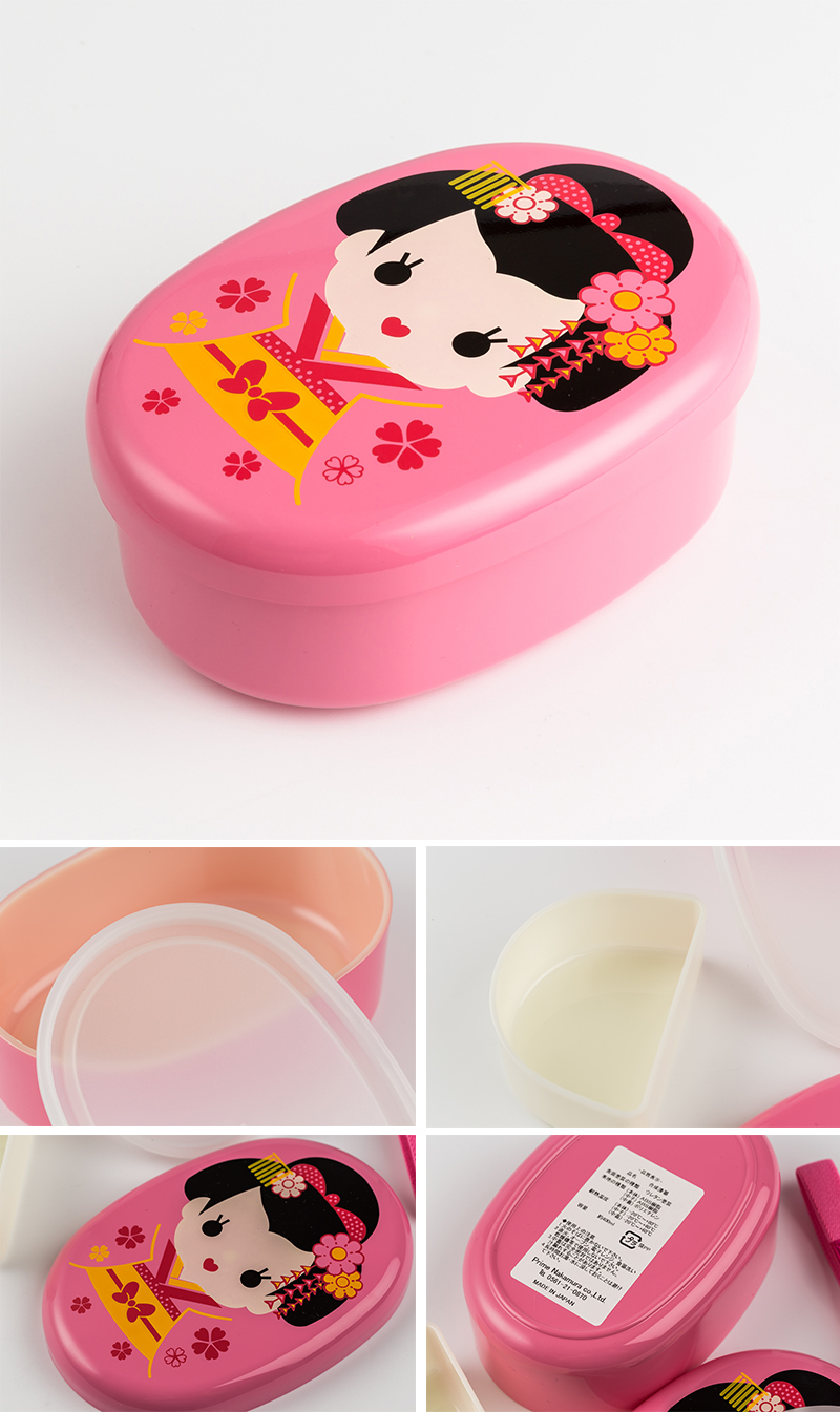 日本原产Prime Nakamura特色和式设计分隔便当盒饭盒餐盒 武将