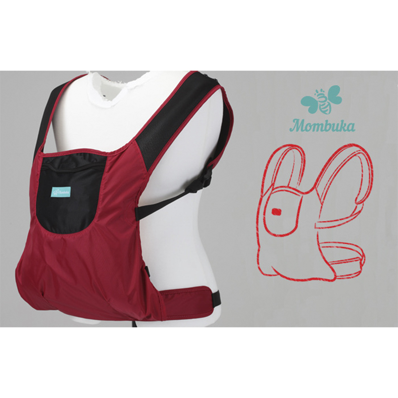 韩国原产MOMBUKA防水背婴带婴儿背带抱凳腰凳