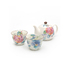 日本原产ceramic AI 花语系列茶具套装一壶两杯装 彩色
