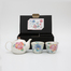 日本原产ceramic AI 花语系列茶具套装一壶两杯装 彩色