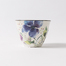 日本原产ceramic 蓝花水彩铁线花茶碗1个装 彩色