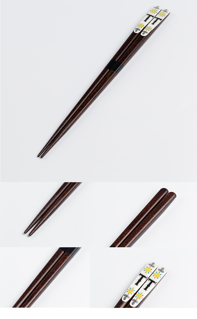 日本原产Prime Nakamura特色和式设计木质筷子 字母A