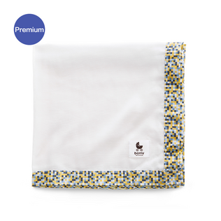 韩国原产borny上乘棉婴幼儿四季薄纱毯婴儿毯宝宝毯120*90cm